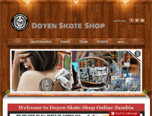 Tablet Screenshot of doyenskateshop.com
